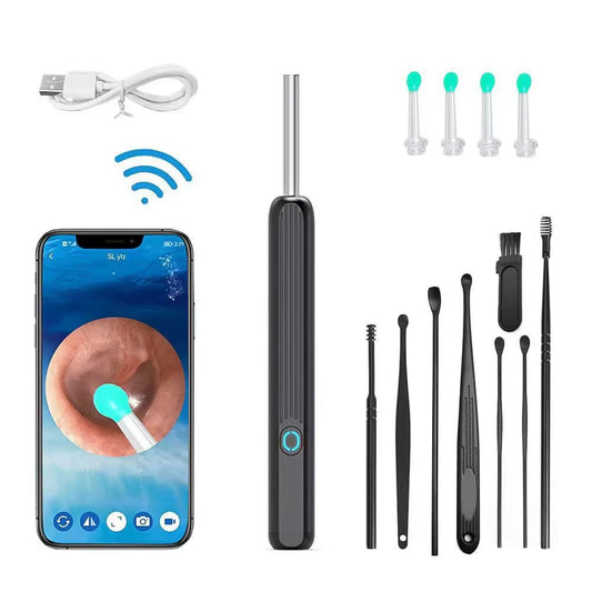 Wireless Intelligent Visual Ear Pick Cleaner 3.5Mm Luminous Endoscope Portable Ear Cleaning Tool HD Otoscope Ear Picking Spoon